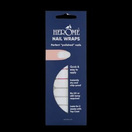 Herôme Nail Wraps French Manicure Transparent