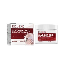 Cureluxe Glycolic Acid Cleansing Pads - Face Exfoliator Pad 55pcs