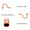 PATIKIL 1-1/8 Inch ID P-Trap Copper Pipe Fittings, Welding Solder