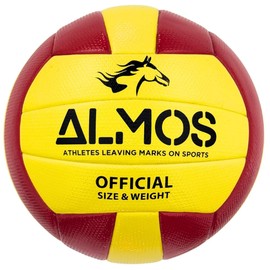 SISA Match Training Volleyball – for Club Match, Indoor and Outdoor, Professionals, Beach Play, Practice | For Adult, Women, Men, Youth Juniors | 18 Panel, Fabric Wrapped Butyl By Almos |