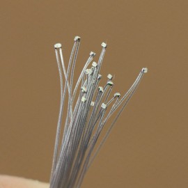 Evemodel 20 pieces SMD LED 0402 pre-soldered micro strand conductors model making decor mini garden dollhouse Diycraft (orange)