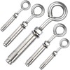 Shoulder Eye Bolts M6 Heavy Duty Shoulder Lag Eyebolts, Stainless