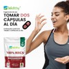 Wellthy Superfoods 100% Maca 100 Cápsulas. 710mg c/u. Maca Premium