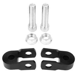 Shock Absorber, 2 Pieces 3 cm Motorcycle Shock Absorber Height Extension Extender Riser Taper Universal Rear Shock Absorber Riser with Screw for ATV Quad Motor Pit Dirt Trail Bike (with Screws)
