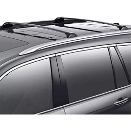 Fondex NEW Honda Pilot 16-20 Black Aluminum Cross Bars Roof Racks Luggage Cargo Carrier