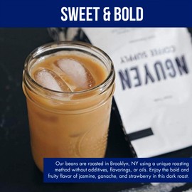 Nguyen Coffee Supply - Dalat Arabica: Dark Roast Ground Coffee Beans, Vietnamese Grown and Direct Trade, Organic, Single Origin, Premium Ground, Low Acid with High Caffeine Content, Roasted in Brooklyn [12 oz Bag]