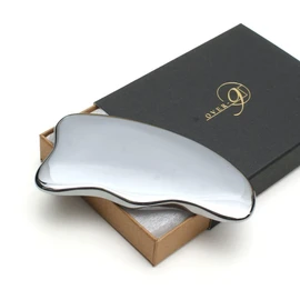 OVER-9 Terahertz Ore Plate Face Care Lymphatic Massage Acupressure Beauty Small Face Beauty Skin Beauty Device Power Stone Natural Stone Terahertz Cassiness Inspected by Public Institutions! F Type Approx. 3.5 inches (90 mm)