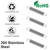 GUNGY Tension Springs with Hooks Stainless Steel Tension Spring Tension