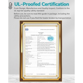 Aquarium Heater for 40-55-75 Gallon, 300W Submersible Fish Tank Water Heater with Accurate Temperature Control, Over-Temp Protect, Auto Shut-Off, Quick Heat up for Saltwater & Freshwater