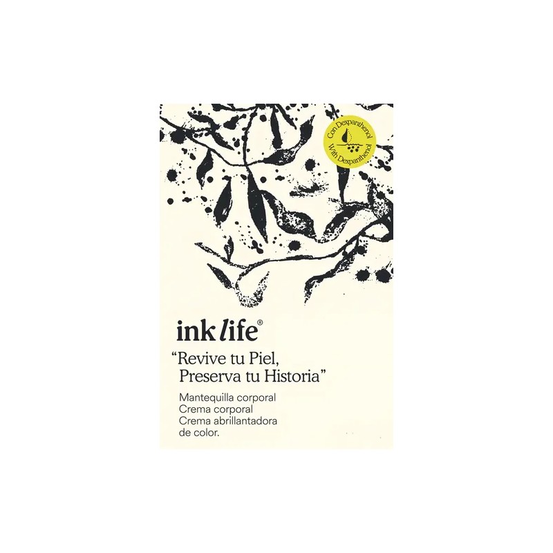Ink Life Crema Cicatrizante Desinflamatoria Tatuaje 250ml Vegana