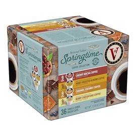 Victor Allen Springtime Variety Pack Coffee Pods 36 Count Medium Roast