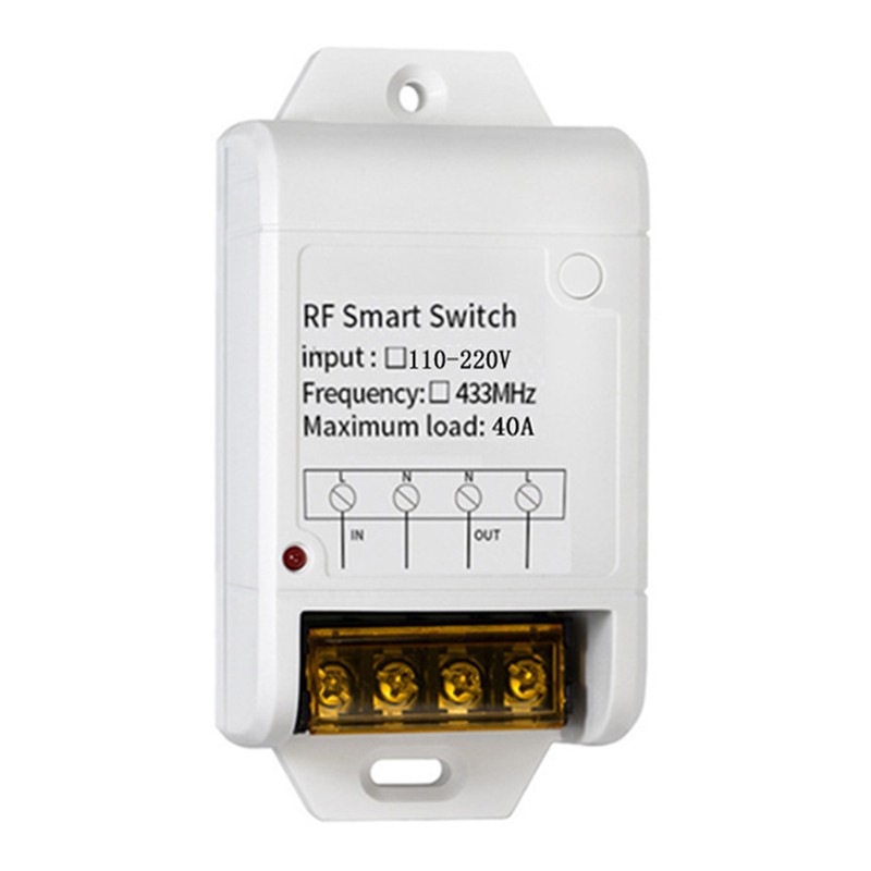 433MHZ Smart RF Relay Switch High Power 110V‑220V Wireless Remote