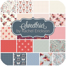 Citrus & Mint Designs Sweetbriar Rolie Polie 40 2.5-inch Strips Jelly Roll Riley Blake RP-14020-40