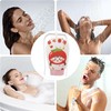 Guantes de esponja de baño exfoliantes de doble cara para