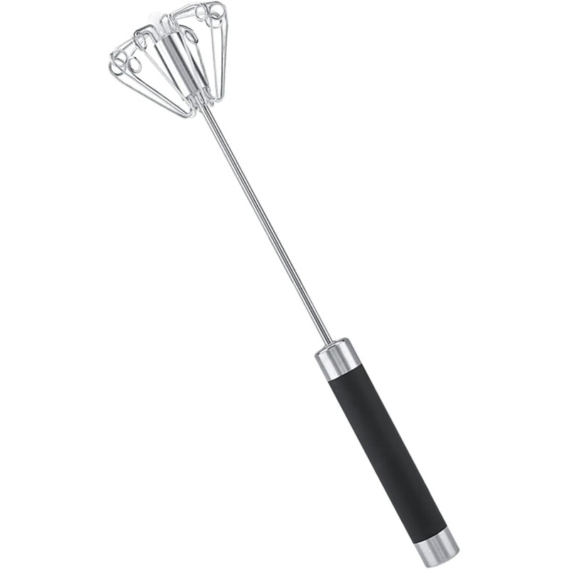 Batidor Manual de Huevos, Batidor de Huevos de Acero Inoxidable