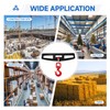 Heavy Duty Forklift Lifting Hook 6600LBS 3Ton 360° Swivel Fork