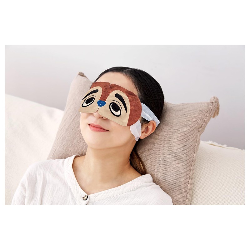 Gofukudo Hot Eye Mask, Assorted Set, 9 Pieces (Maneki Neko