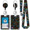 Gamepad Badge Holder with Boys Lanyard, Game ID Badge Holder