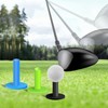 AXKAL Golf-Gummi-Tees, Übungstraining, 3 oder 6 Stück, gemischte Größen, verwendet