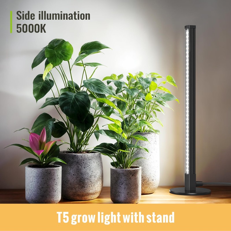 SpeePlant Vertical Grow Light, 72 LEDs Full Spectrum Light Bar,