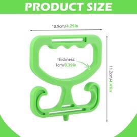 QWLWBU 2 Pack Grocery Bag Carrier,Heavy Duty Grocery Bag Holder,Shopping Bag Holder Handle Each Holds Up to 100lbs,Comfortable Grip for Carrying Shopping Bags, Grocery Bags, Buckets & More