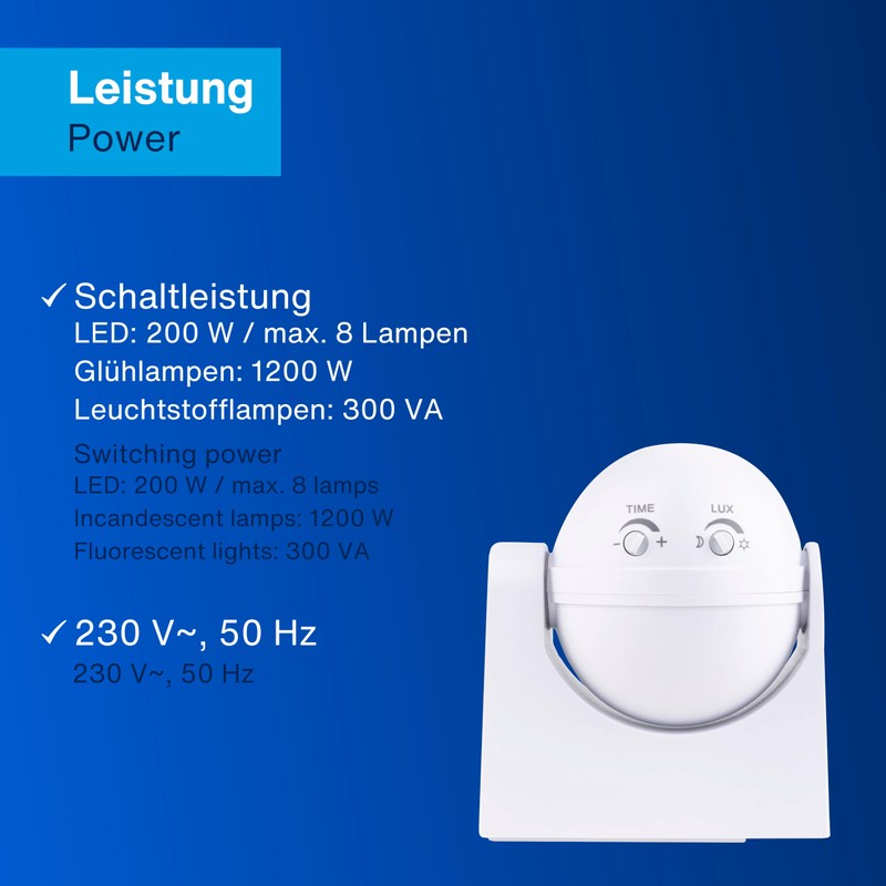 BEWEGUNGSMELDER 110GRAD AP WS 15288