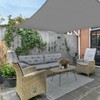 AsterOutdoor Sun Shade Sail Rectangle 8' x 12' UV Block