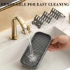 2 Pack Soap Dish Holder, Self-Draining Shampoo Bar Holder for