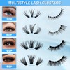 GEMERRY Cluster Lashes 280pcs Lash Clusters Fluffy Lashes DIY Lash
