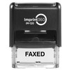 Imprint 360 AS-IMP1107K FAXED Stamp with by: & Date:, Black