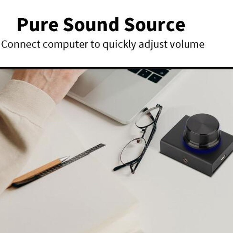 USB Volume Control, Stable Computer Volume Control Knob with One