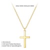 TINGN Gold Cross Necklace for Women 14K Gold Plated Cross