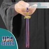 Endea Graduation Mixed Triple Color Tassel with Gold Date Drop