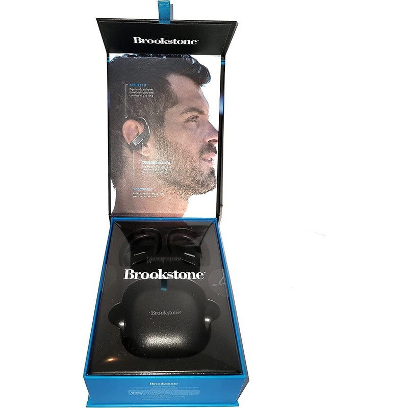 None Brookstone Sport Charge True Wireless Earbuds Sweat-Proof / Noise-Reducing