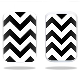 MightySkins Skin Compatible with HP Sprocket wrap Cover Sticker Skins Black Chevron