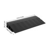 KOMBIUDA 2pcs Ramp Pad for Wheelchair Driveway Ramp for Garage