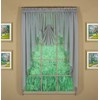 Today's Curtain Emelia Original Voile Fan Insert, Grey, 30" W