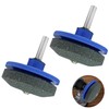 JOYVOX Lawn Mower Blade Sharpener - 2 Pack Blue Garden