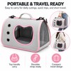 HTMCK Foldable Pet Carrier Bag – Breathable Soft-Sided Shoulder Travel