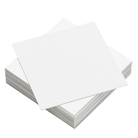 Reskid 100 Pack of White Cardstock Thick Paper - 12x12in Blank Heavy Weight 80 lb Cover Card Stock - (12x12, inches)