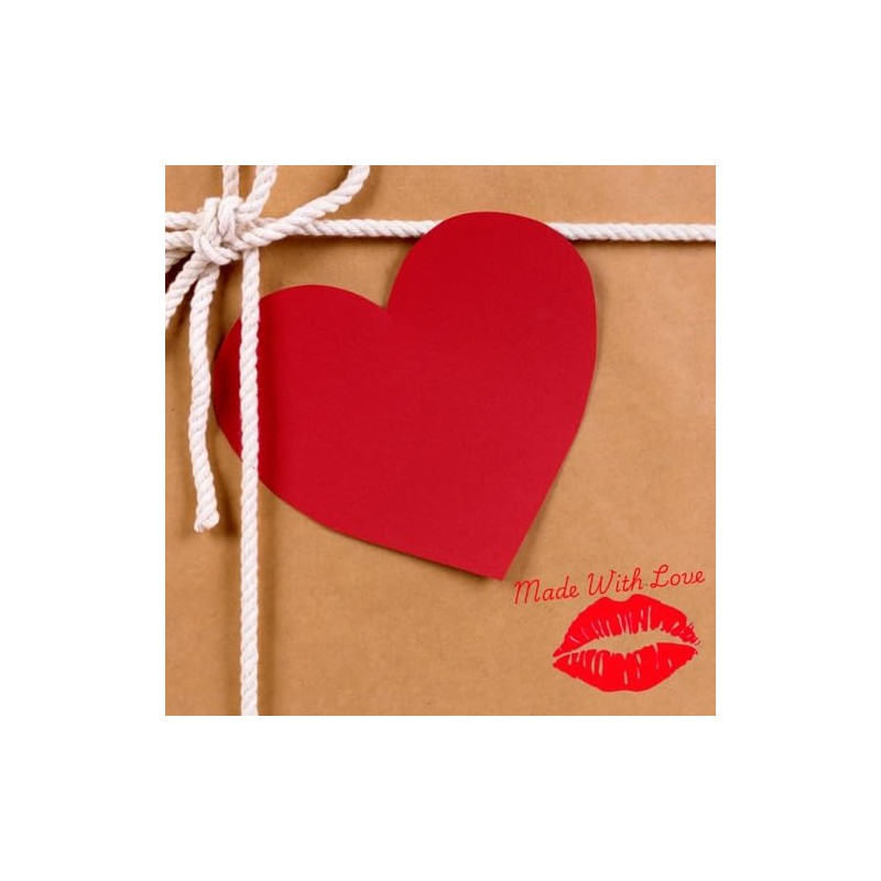 Red Lips Stamp – Self Inking Red Ink Stamper –