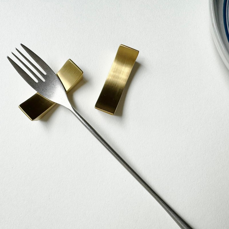 Tribetter Chopsticks Rest Stainless Steel Set of 5 Japanese Tableware