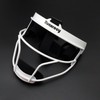 Runxrocy Softball Face Mask Durable Defensive Softball Fielder's Mask Lightweight Girls Women Protective Softball Infielder's Face Shield Color White