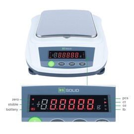 U.S. Solid Precision Balance 3000g x 0.01g Analytical Digital Lab Scale Analytical Balance for Kitchen Jewelry Scientific