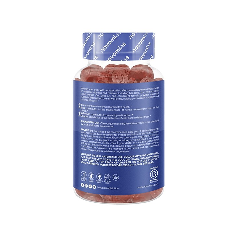 Novomins Prostate 60 Gummies