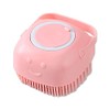 Cepillo Baño Silicona Masajes Rosa Bebé
