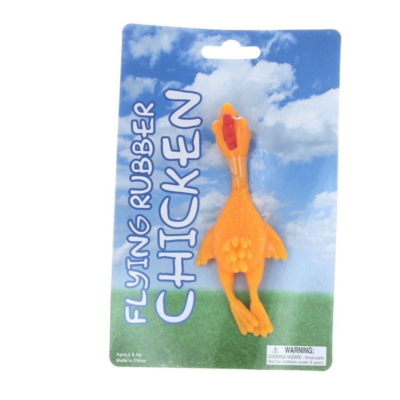 Rhode Island Novelty 4.5" Stretchy Flying Chicken
