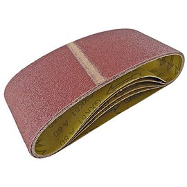 Sanding Belt 100mm X 610mm 80 Grit (Pk5), Abrasive Colour Maroon, Abrasive Grade P80, Abrasive Type Belt, Length 610mm, Toolpak - 100 X 610mm Sanding Belts, Width 100mm, Weight 385G