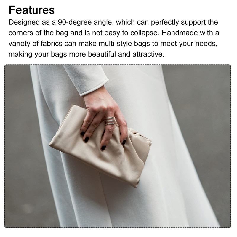 sourcing map Metal Internal Wire Frame 7.09 Inches Pack of