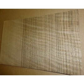Walnut Figured Wood Veneer 9" x 5" raw no Backing A Quality 1/42" Thickness